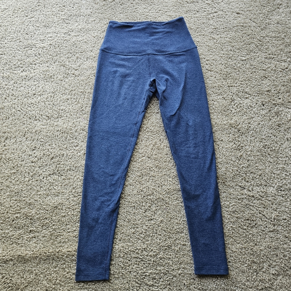 Beyond Yoga x Peloton Medium Heather Navy High Rise Leggings